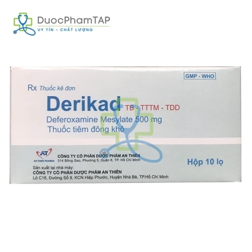 Derikad - Deferoxamine 500mg An Thiên