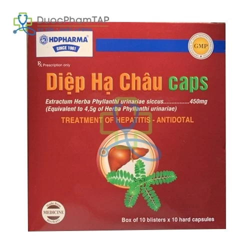 Diệp hạ châu Caps 450mg HD Pharma