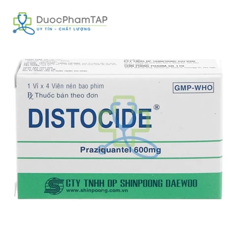 Distocide - Praziquantel 600mg Shinpoong Daewoo