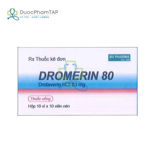 Dromerin 80 - Drotaverine HCl BV Pharma