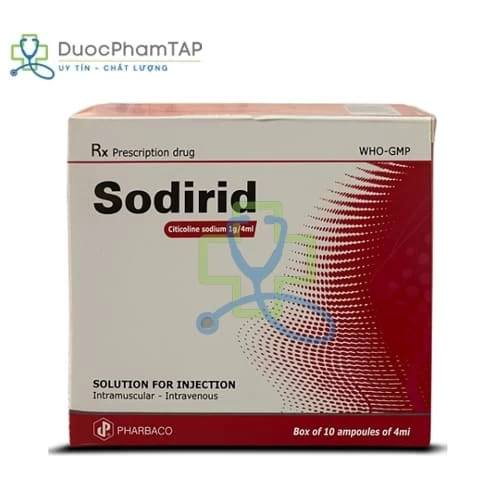 Sodirid - Citicolin 1g/4ml Pharbaco