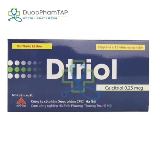 Dtriol - Calcitriol 0,25mcg CPC1HN