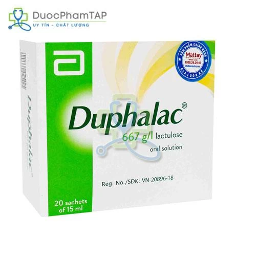 Duphalac 10g/15ml - Thuốc điều trị táo bón của Hà lan