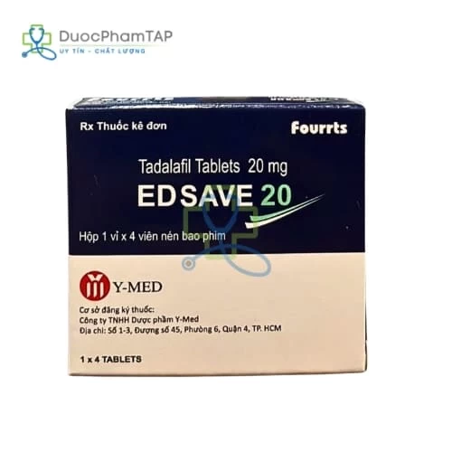 Edsave 20 - Tadalafil 20mg Fourrts