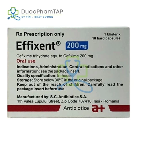 Effixent 200mg - Cefixime Antibiotice