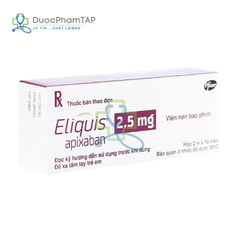 Eliquis - Apixaban 2,5 mg BMS