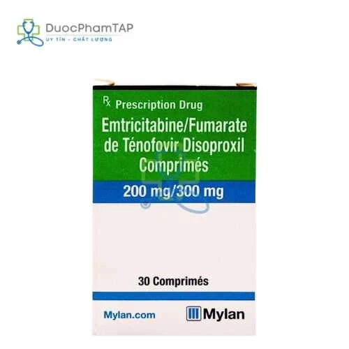 Emtricitabine & tenofovir disoproxil fumarate tablets 200mg/300mg Mylan