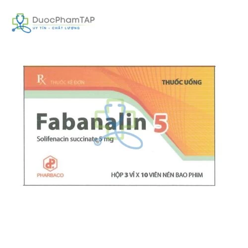 Fabanalin 5 - Solifenacin succinate Pharbaco