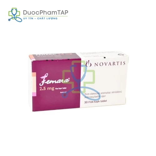 Femara 2.5 - Letrozole 2.5mg Novartis