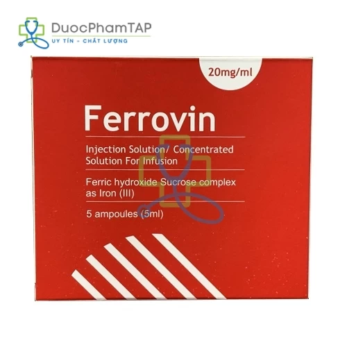 Ferrovin - Iron (III) 100mg/5ml Rafarm S.A