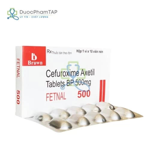 Fetnal 500 - Cefuroxim 500mg Brawn Pharma