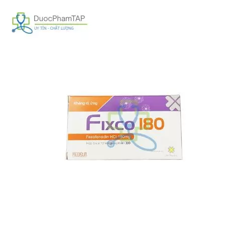 Fixco 180 - Fexofenadin HCl MeDiSun