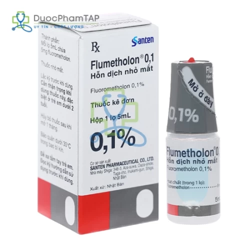 Flumetholon 0,1 - Fluorometholon Santen Pharma