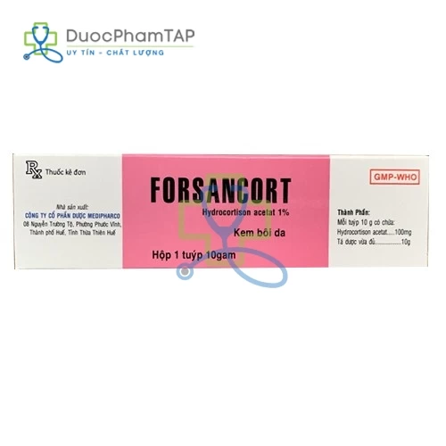 Forsancort - Hydrocortison 100mg Medipharco