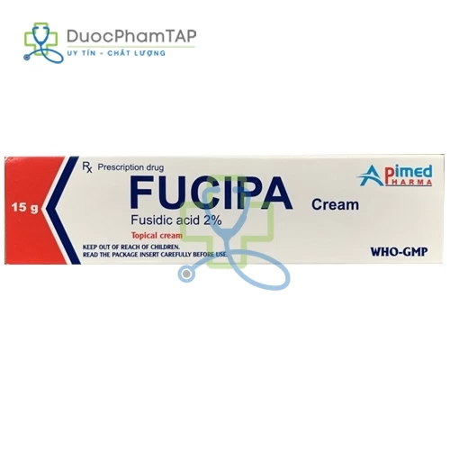 Fucipa cream 15g - Acid fusidic 100mg Apimed