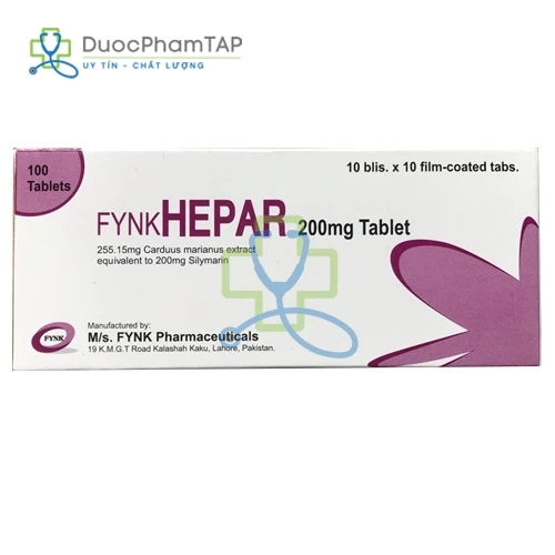 Fynkhepar 200mg - Silymarin 200mg Pakistan