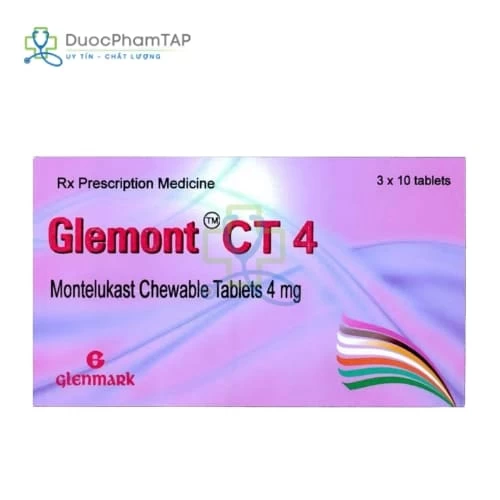 Glemont CT 4 - Montelukast 4mg Glenmark
