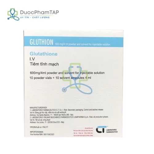 Gluthion 600mg - Glutathion CT Laboratorio