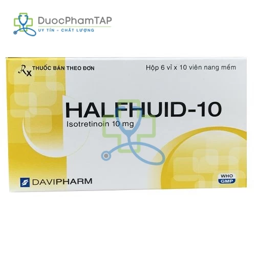 Halfhuid 10 - Isotretinoin Davipharm