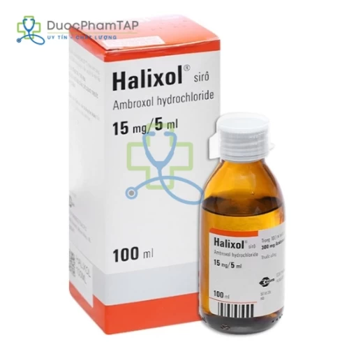 Halixol - Ambroxol hydrochloride 15mg/5ml Egis