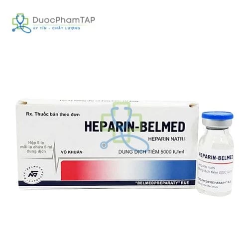HeparinBelmed - Heparin natri 25000 IU/5ml Belmedpreparaty
