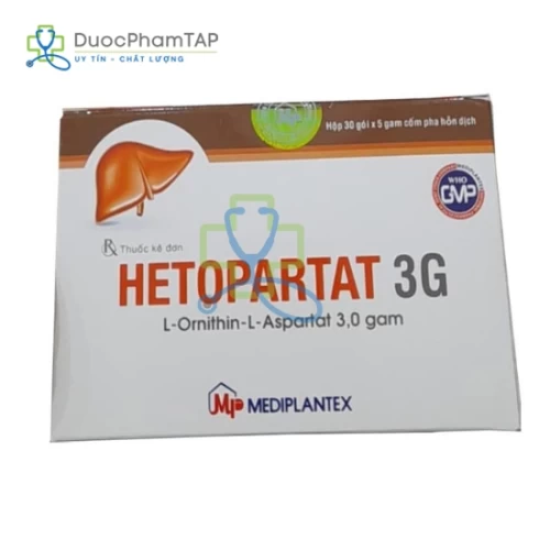 Hetopartat 3G - L-Ornithin-L-Aspartat Mediplantex