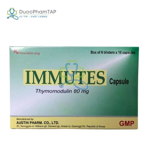 Immutes Capsule - Thymomodulin 80mg Wales Korea
