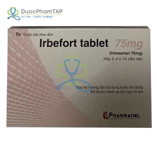 Irbefort tablet - Irbesartan 75mg One Pharma