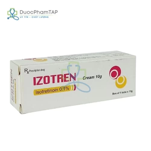 Izotren - Isotretinoin 0.1% Nam Hà Pharma