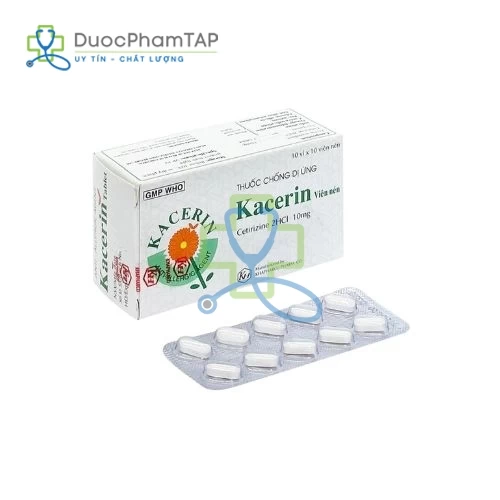 Kacerin - Cetirizin 10mg Khapharco