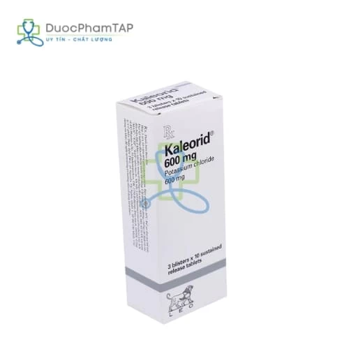 Kaleorid - Kali chlorid 600mg Leo Pharma