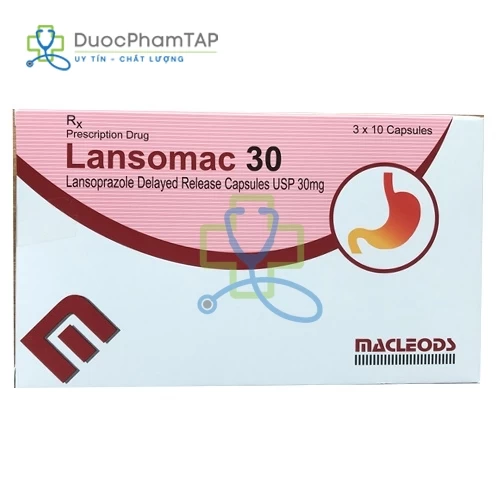 Lansomac 30 - Lansoprazol 30mg Macleods