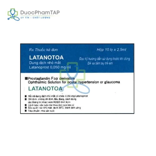 Latanotoa - Latanoprost 0,05mg/ml Nitto Medic