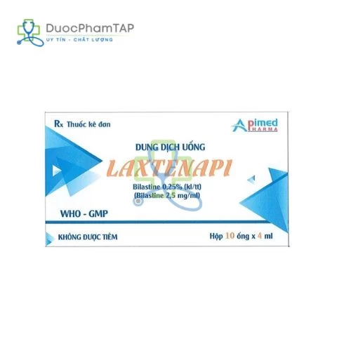 Laxtenapi - Bilastine 0,25% Apimed