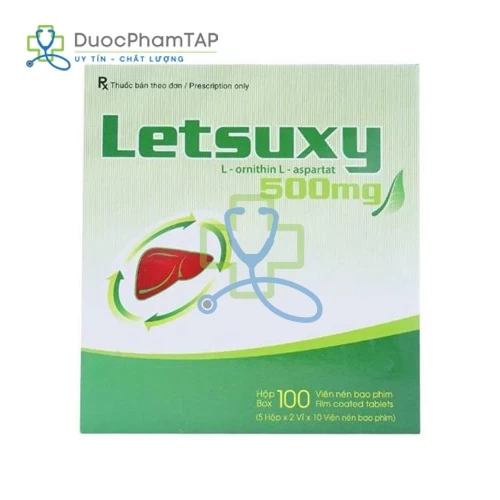 Letsuxy - L-Ornithin L-Aspartat 500mg Hataphar
