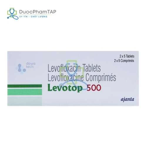 Levotop 500 - Levofloxacin 500mg Ajanta