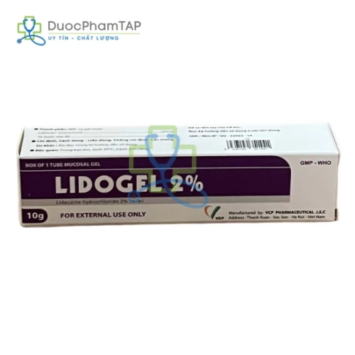 Lidogel 2% - Lidocain 20mg VCP