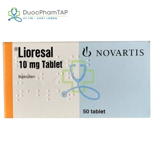 Lioresal 10mg - Baclofen 10mg Novartis