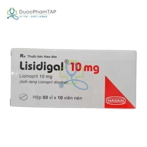 Lisidigal 10mg - Lisinopril Hasan - Dermapharm