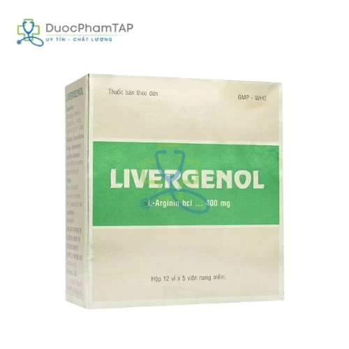 Livergenol - L-Arginin HCL 400mg HD Pharma