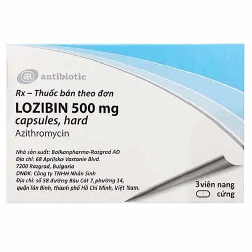 Lozibin 500 - Azithromycin 500mg Balkanpharma