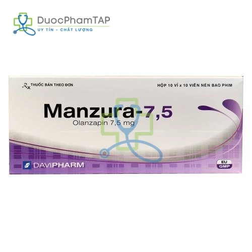 Manzura 7,5 - Olanzapin 7.5mg Davipharm