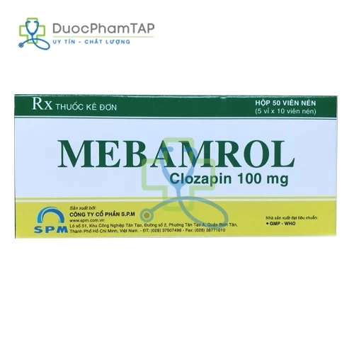 Mebamrol 100 - Clozapine 100mg SPM