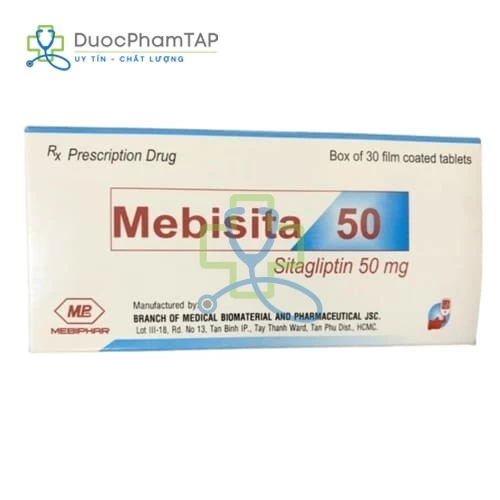 Mebisita 50 - Sitagliptin 50mg Mebiphar