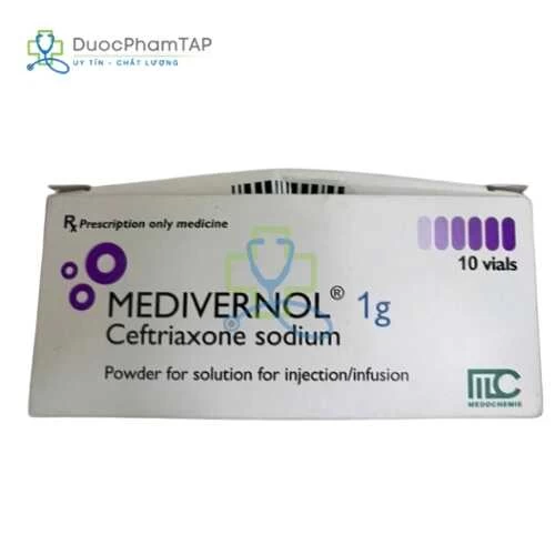 Medivernol 1g - Ceftriaxone Medochemie