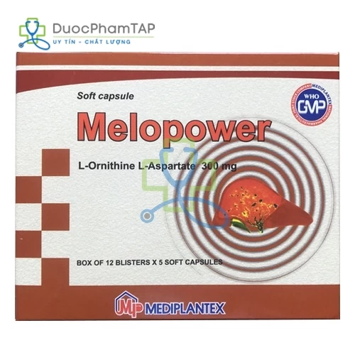 Melopower - L-Ornithin L-Aspartat 300mg Mediplantex