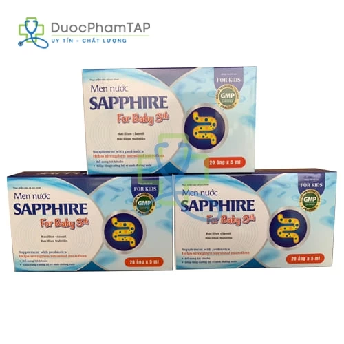 Men nước Sapphire For Baby 3Th 5ml Winpharma