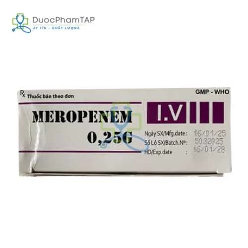 Meropenem 0,25g VCP