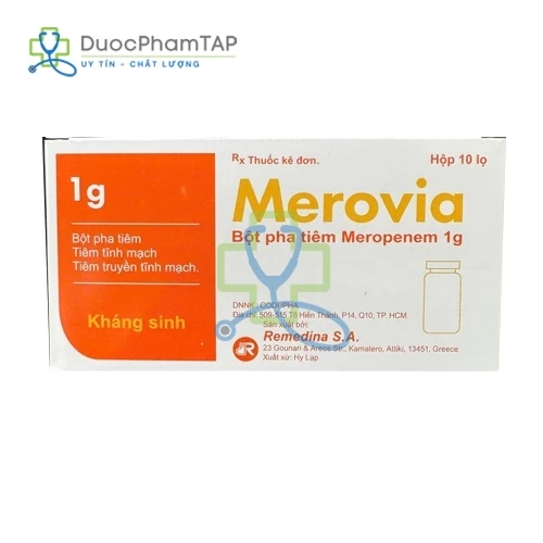 Merovia - Meropenem 1g Remedina