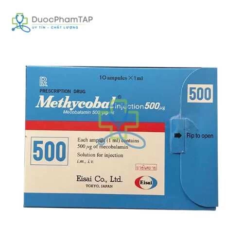 Methycobal Injection 500mg - Mecobalamin Nipro Pharma